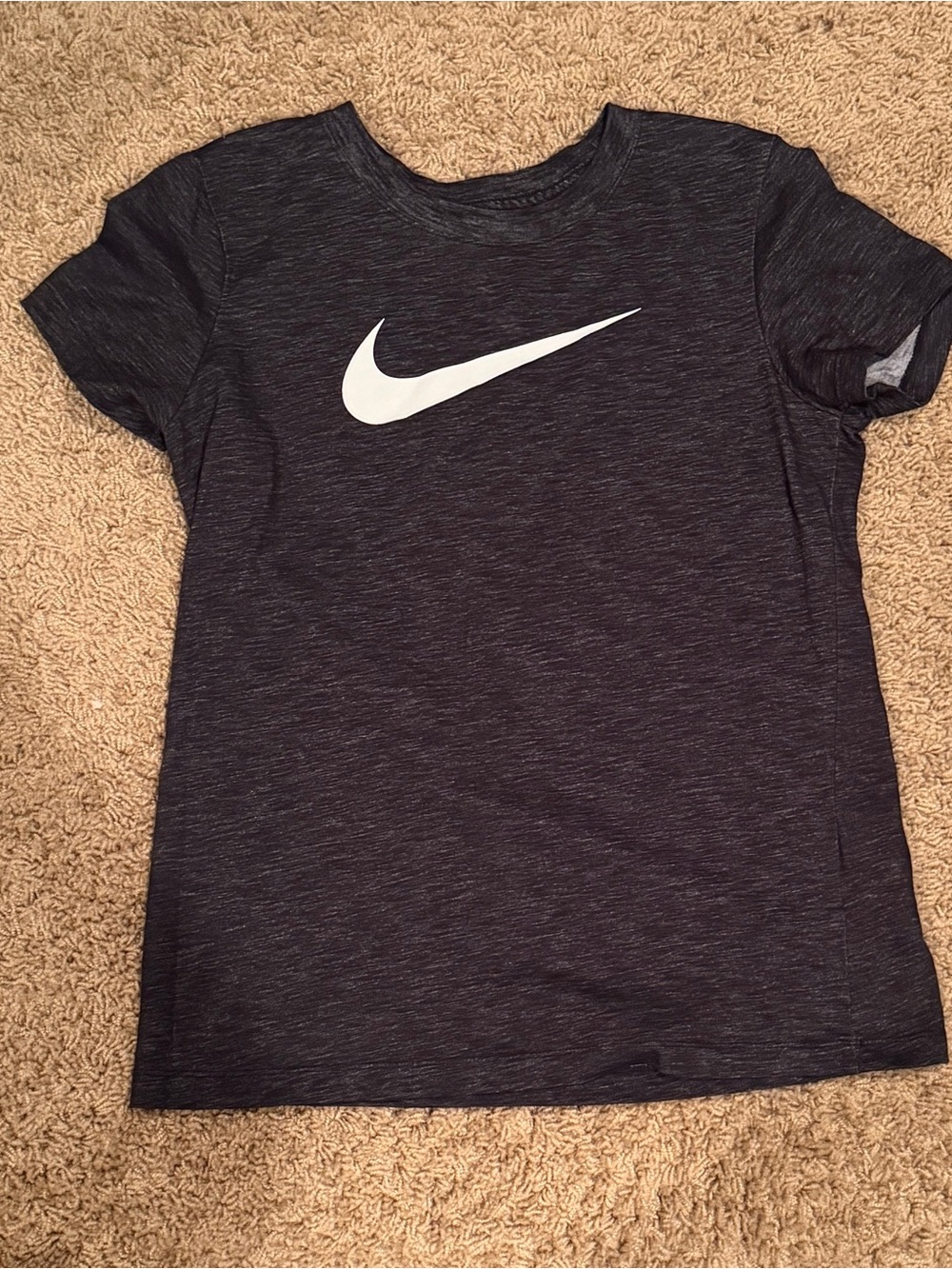 Nike Women’s Dark Heather Navy Swoosh T-Shirt